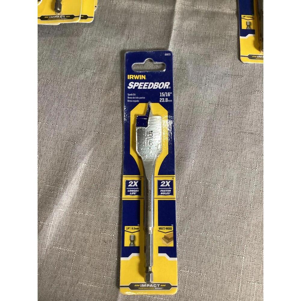 IRWIN SPEEDBORE SPADE BIT 15/16"